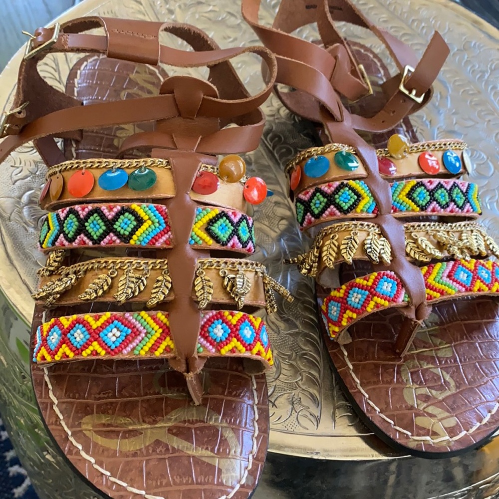 Sam Edelman Beaded Sandal size 10